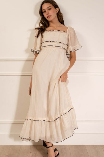 Bella Ruffle Maxi Dress