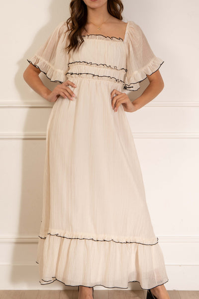 Bella Ruffle Maxi Dress