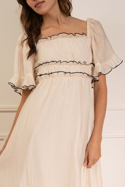 Bella Ruffle Maxi Dress