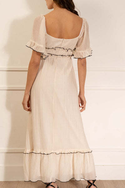 Bella Ruffle Maxi Dress