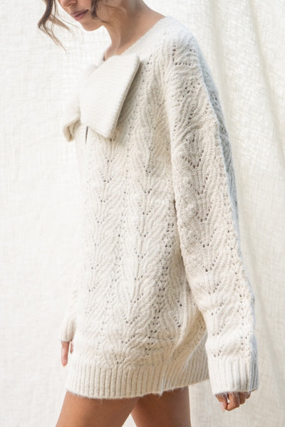 Big Bow Knit Mini Dress