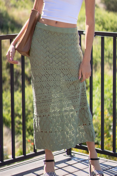 Blaire Crochet Maxi Skirt