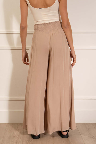 Briana Smocked Wide Leg Pants