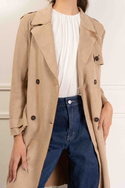 Carly Belted Trench Coat