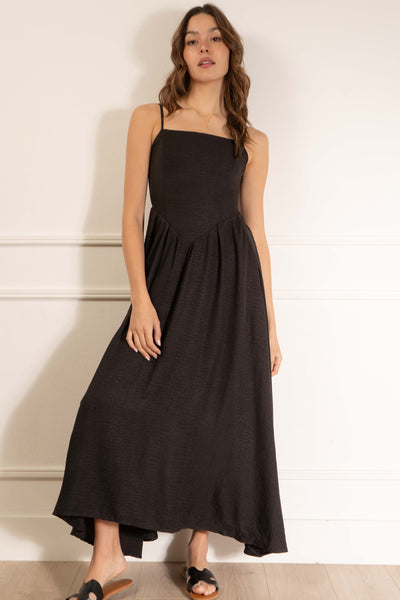 Caroline Linen Midi Dress