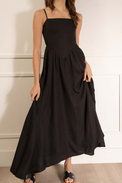 Caroline Linen Midi Dress