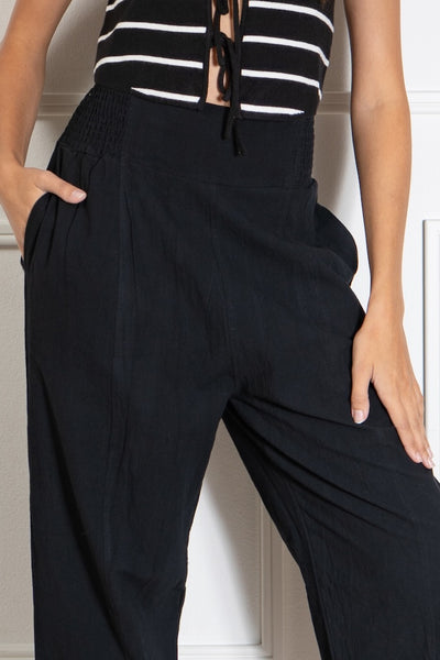Casual Style Cropped Pants