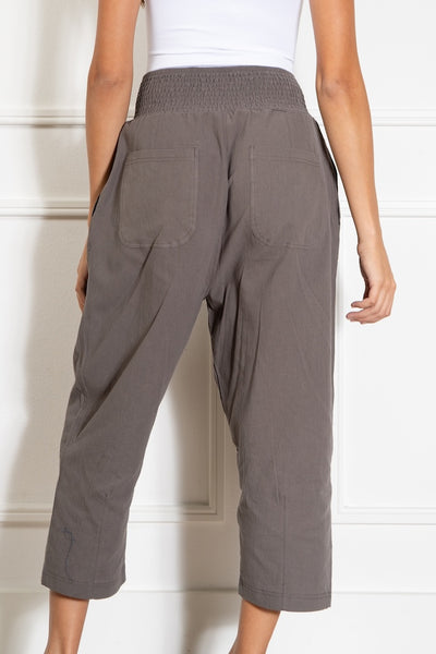 Casual Style Cropped Pants