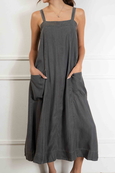 Claudia Stitch Detail Maxi Dress