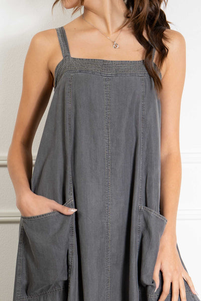 Claudia Stitch Detail Maxi Dress