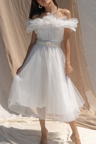 Romina Tulle Midi Dress