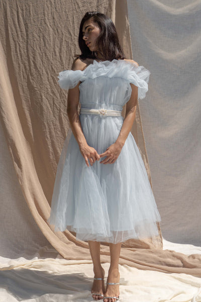 Romina Tulle Midi Dress