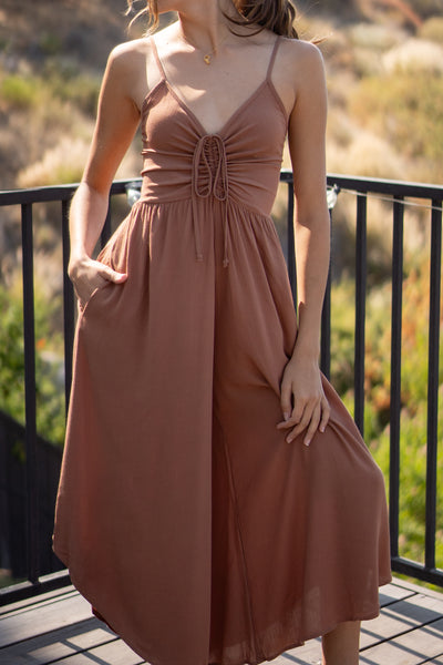 Gemma Solid Jumpsuit