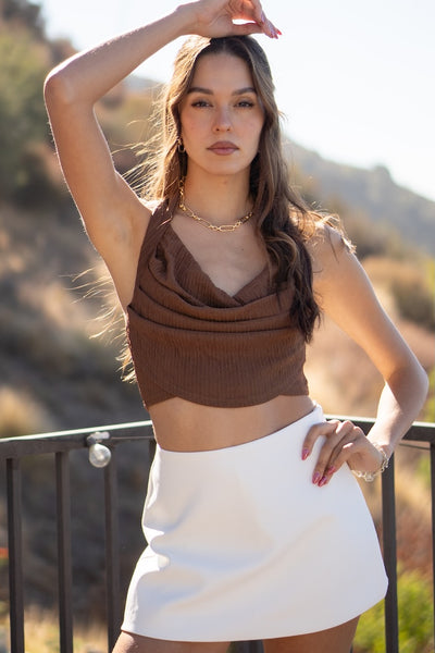 Gloria Halter Crop Top
