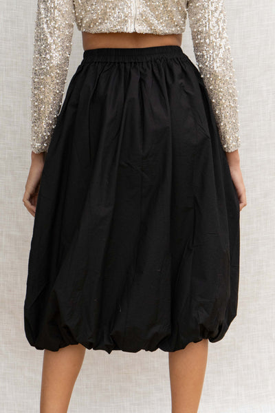 Heidi Bubble Hem Midi Skirt