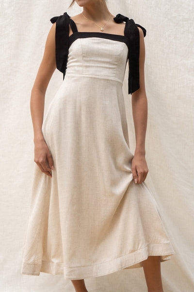 Helena Tie Strap Maxi Dress