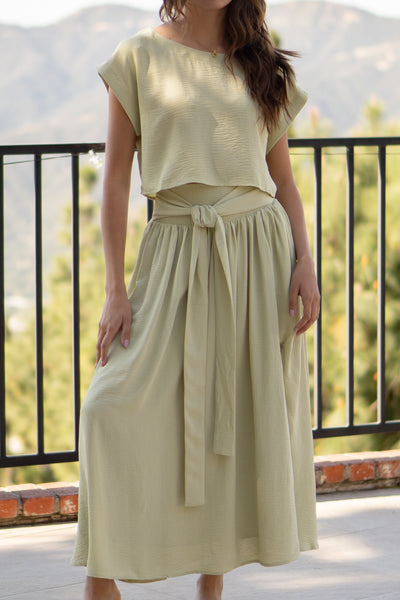 Italy Maxi Skirt Set