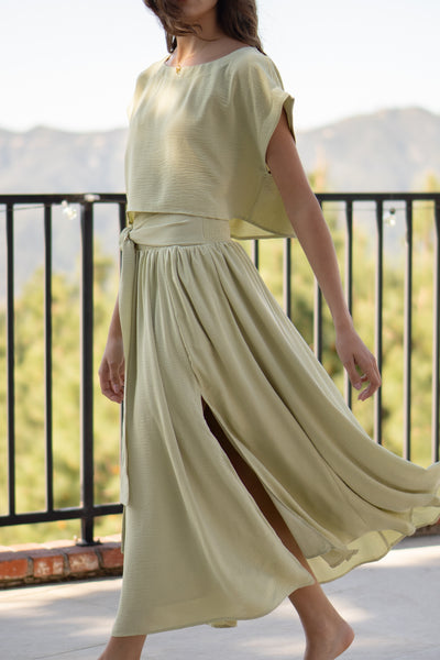 Italy Maxi Skirt Set