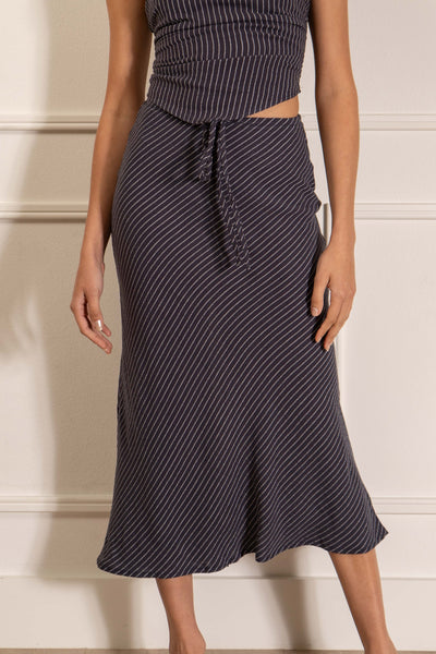 Ivanna Back Slit Maxi Skirt