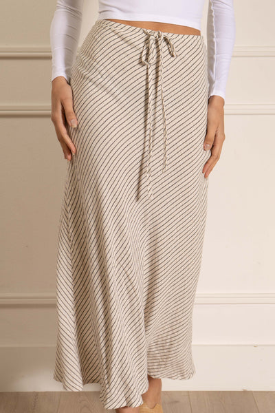 Ivanna Back Slit Maxi Skirt