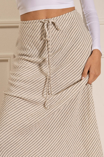 Ivanna Back Slit Maxi Skirt