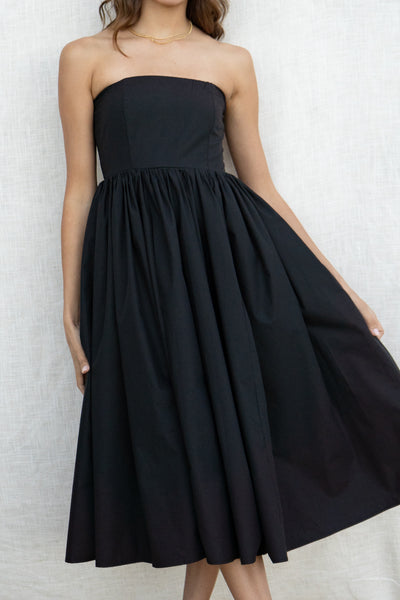 Karla Strapless Midi Dress
