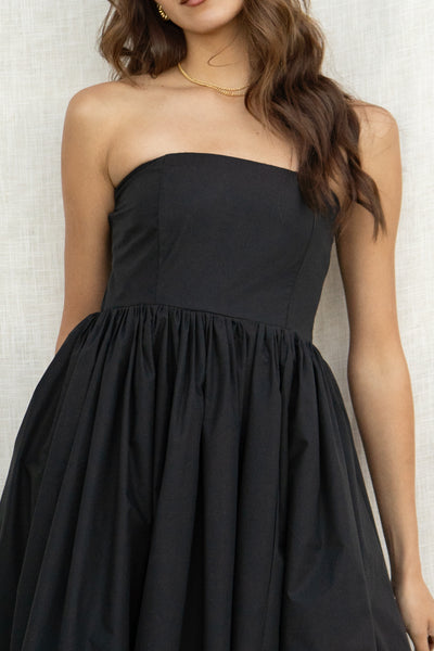 Karla Strapless Midi Dress