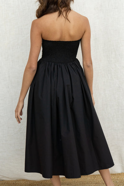 Karla Strapless Midi Dress