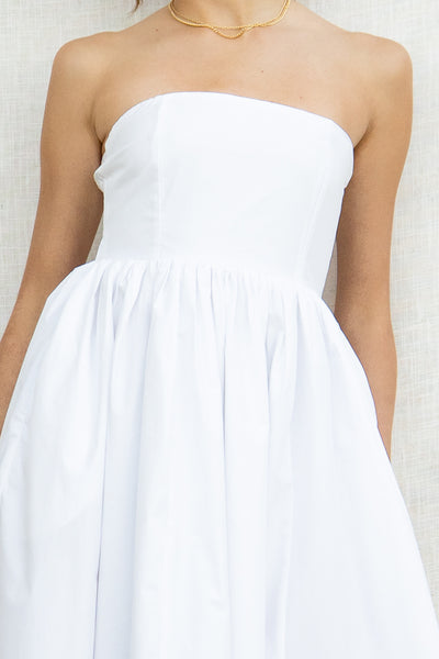 Karla Strapless Midi Dress