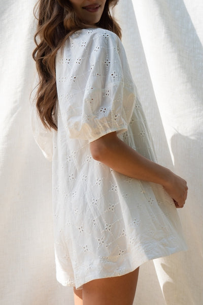 Karrie Eyelet Romper