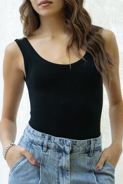 Kassy Scoop Neck Bodysuit