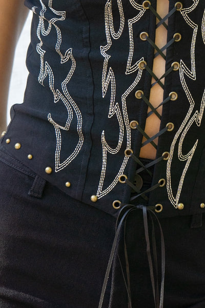 Kylie Western Corset Top