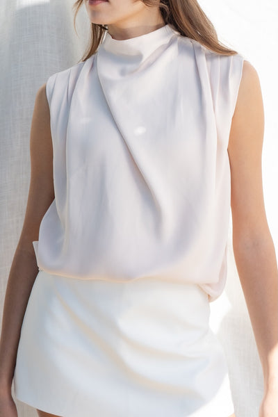 Paige Mock Neck Blouse