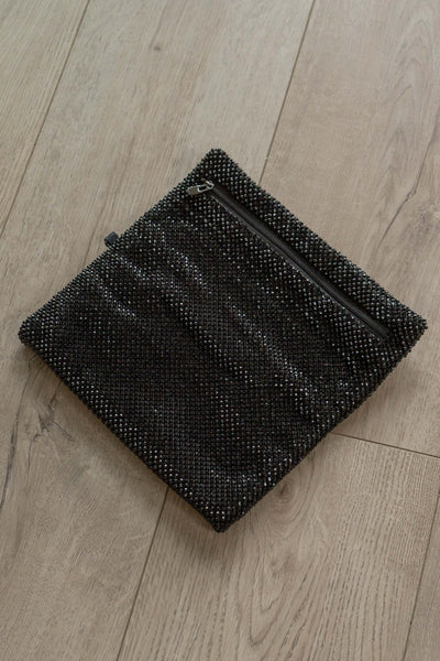 rhinestone mesh clutch perfect match for special occasion!