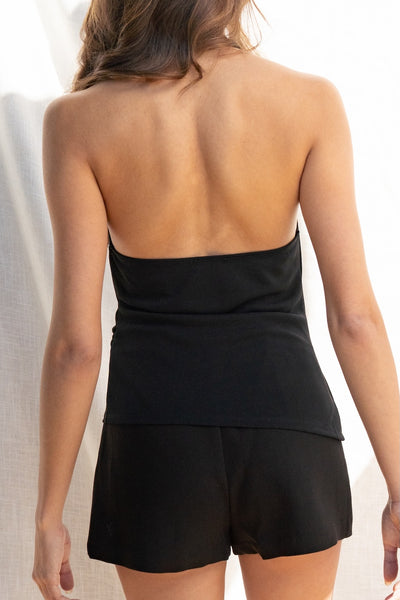 Riah Cowl Neck Halter Top