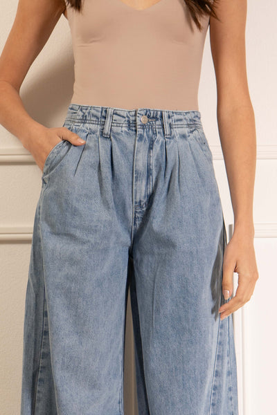 Riah Wide Leg Denim Pants