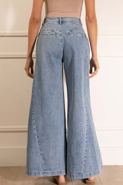 Riah Wide Leg Denim Pants