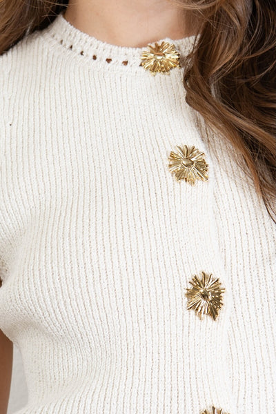 Star Button Down Vest