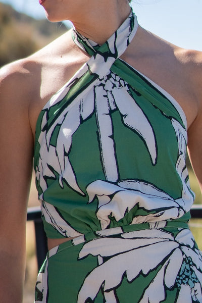 Summer Tropical Mini Dress