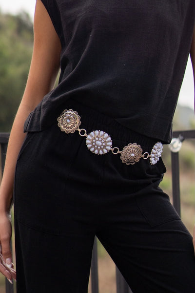 Western Concho Chain Belt
