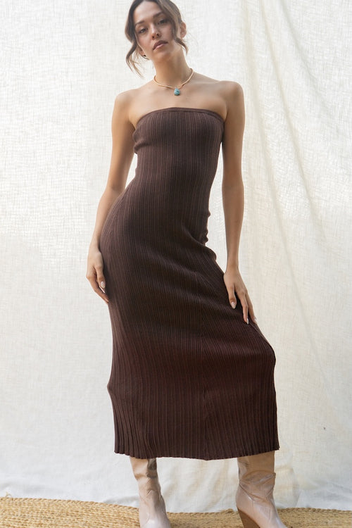 Alicia Ribbed Maxi Dress
