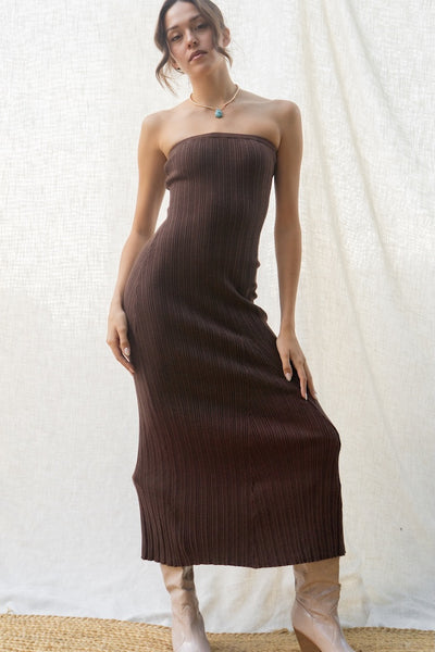 Alicia Ribbed Maxi Dress