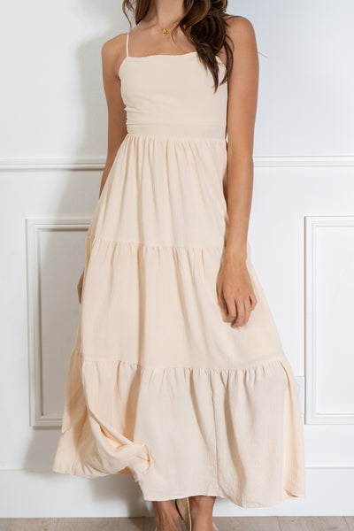 Alina Tie Back Midi Dress