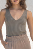 Allie Ribbed Tank Top