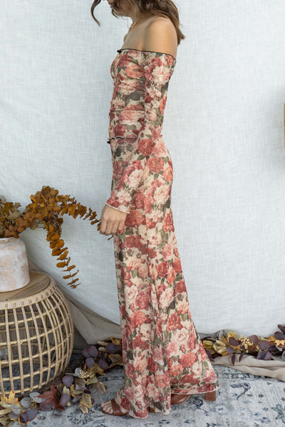Amber Floral Maxi Skirt