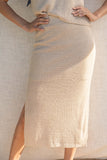 Amber Knit Midi Skirt
