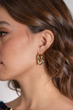 Anna Circle Link Earrings