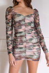 Annie Ruched Mini Dress