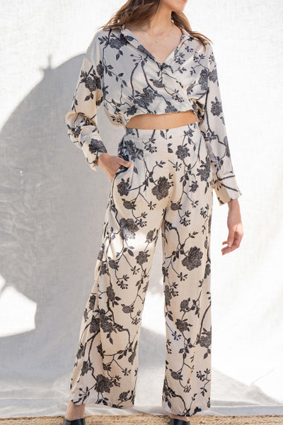 Arely Floral Pant Set