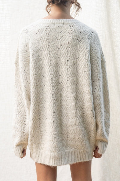 Big Bow Knit Mini Dress